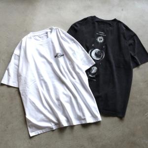 リベレイダース Tシャツ トップス LIBERAIDERS ルナエクリプス 月食 Tシャツ LUNA ECLIPSE TEE ホワイト/ブラック WHITE/BLACK 2色展開 2024春夏新作｜charger