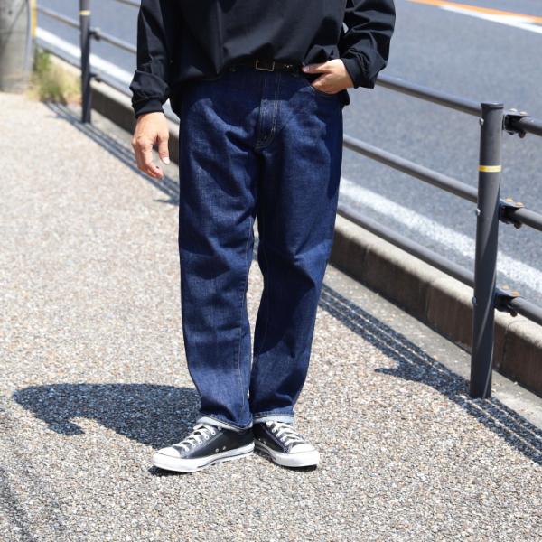 KURO デニム KURO  ワイド ストレート デニム パンツ ANDERS ONE WASH D...