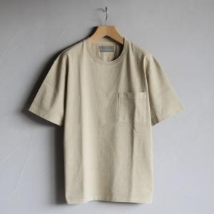 クロ Tシャツ KURO 17/-BDベーシックTシャツ 17/-BD BASIC TEE ベージュ BEIGE 2021春夏新作｜charger