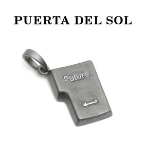 PUERTA DEL SOL,プエルタデルソル ペンダント,ミニチュア Future ENTERキー,ペンダントトップ,SILVER 950,IP ブラック,通販,取扱い｜charger