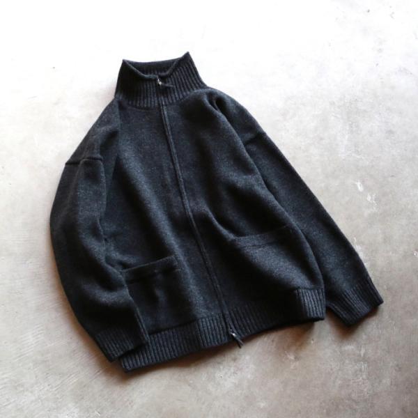 アルヴァナ ニット 無地 alvana ラム ウール ジップ ニット 5G LAMS WOOL ZI...