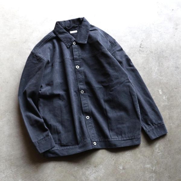 アルヴァナ ジャケット alvana ブラック ツイル ショート ジャケット BLACK TWILL...