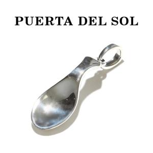 PUERTA DEL SOL プエルタデルソル ベビーギフト 出産祝い A Spoon Pendant スプーン ペンダント SILVER シルバー お名前・生年月日 刻印無料｜charger