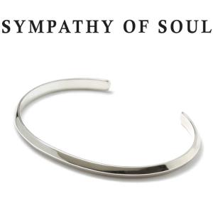 シンパシーオブソウル ブレスレット バングル SYMPATHY OF SOUL Stiff Bangle SILVER スティッフバングル シルバー｜charger