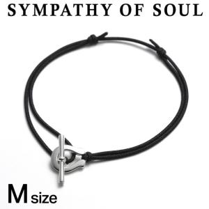 Sympathy of Soul シルバー フィッシュフックコードブレスレット Sympathy of Soul（シンパシーオブソウル） ブレスレット メンズ