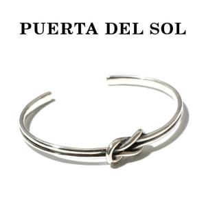 PUERTA DEL SOL プエルタデルソル MI VIDA LOCA Hercules Knot Bangle SILVER ヘラクレスノット バングル シルバー｜charger