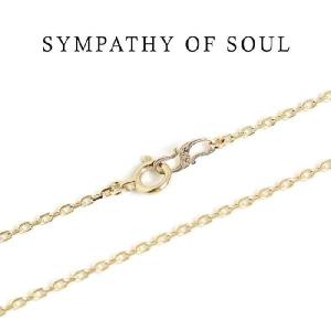 シンパシーオブソウル,Sympathy of Soul ,K10 Yellow Gold 0.42 スクエアーチェーン 45cm  通販