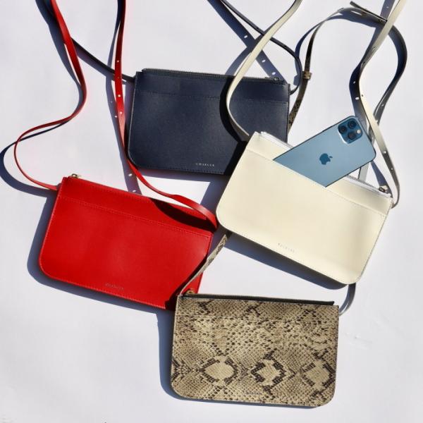 CHARGER別注 バッグ 本革 ANNAK レザー 3WAY ポーチ ショルダー フォンホルダーL...