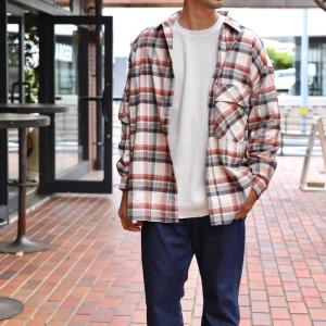 CHARGER シャツ チャージャー オリジナル チェック ビッグ シャツ Check Big Shirt レッド Red 2023秋冬新作｜charger