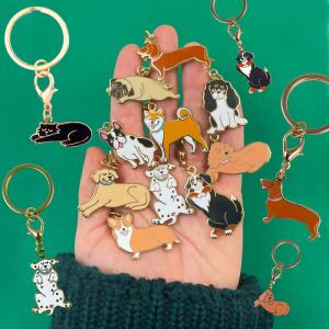 MAISON KITSUNE（メゾン キツネ） キーホルダー キーリング ポーチ付き