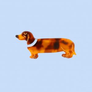 ククシュゼット 正規商品 ヘアアクセ クリップ ピン 犬 Coucou Suzette キュート ダックスフンド ヘア クリップ Cute Dachshund Hair Clip ブラウン Brown Dachshundclip Charger Web Store 通販 Yahoo ショッピング