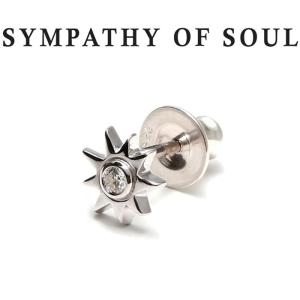 SYMPATHY OF SOUL シンパシーオブソウル Sun Pierce Silver w/CZ サン ピアス シルバー ジルコニア｜charger