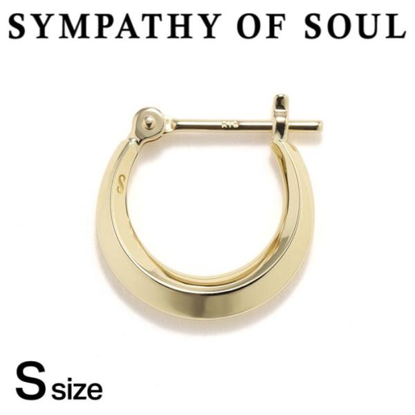 SYMPATHY OF SOUL シンパシーオブソウル Moon Hoop Pierce K18Ye...