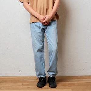 エディットクロージング デニム EDIT CLOTHING ダメージ ルーズ デニム DAMAGE LOOSE DENIM スカイ SKY 2024春夏新作｜charger