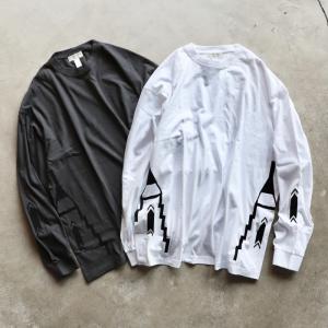 ILL ONE EIGHTY トップス ロンT イル ワンエイティ ナバホ 長袖 Tシャツ NAVAJO L/S TEE ホワイト/ブラック WHITE/BLACK 2色展開 2026秋冬新作