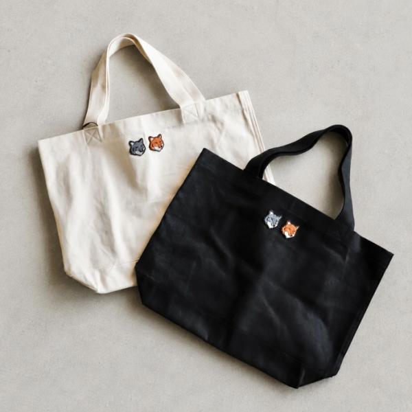MAISON KITSUNE Maison Kitsune DOUBLE FOX HEAD PATCH ショルダーバッグ