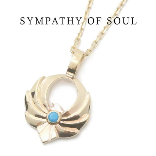 SYMPATHY OF SOUL Symbolic Eagle Pendant Small K10 ...