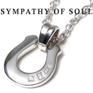 SYMPATHY OF SOUL シンパシーオブソウル Horseshoe XL Pendant Silver × Chain 2.6mm ホースシューエクストララージ シルバー チェーン ネックレス