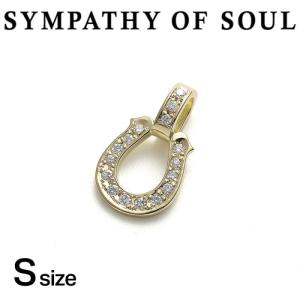 SYMPATHY OF SOUL【S】スモール ラックス ホースシュー ペンダント K18YG w/ダイヤモンド  Small Lux Horseshoe Pendant K18Yellow Gold w/Dia｜charger