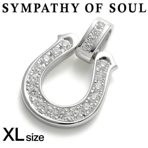 SYMPATHY OF SOUL 【XL】エクストラ ラージ ラックス ホースシュー ペンダント シ...