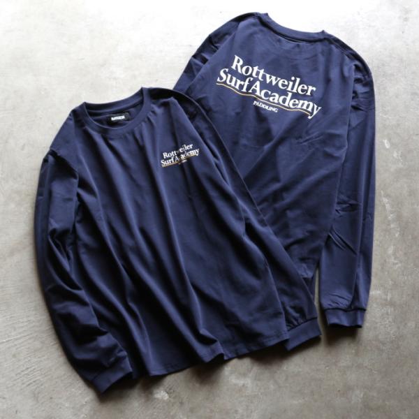 ロットワイラー トップス ROTTWEILER プリント 長袖Tシャツ R9 SURF ACADEM...