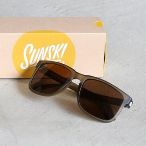 サンスキ メンズ レディース サングラス 偏光レンズ SUNSKI キバ Kiva コーラアンバー Cola Amber｜charger