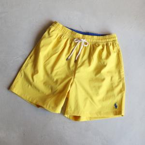 ポロ ラルフローレン ショーツ POLO RALPH LAUREN  トラベラー スイム ショーツ TRAVELER SWIM SHORTS イエロー YELLOW 2021春夏新作｜charger