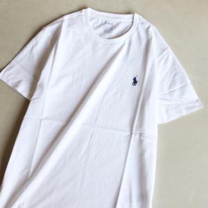 ポロ ラルフローレン Tシャツ POLO RALPH LAUREN  カスタム スリムフィット Tシャツ CUSTOM SLIM FIT TEE ホワイト WHITE 2021春夏新作｜charger