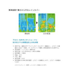 パナソニック ギュット レインカバー 純正 チ...の詳細画像4
