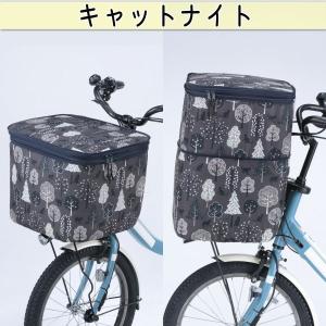 自転車 かご カバー 前カゴ 2段式 10柄 ...の詳細画像4