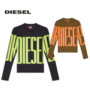 ディーゼル DIESEL メンズ ロング Tシャツ AMTEE-LAUREN-WT17 A09443-0CJAN メンズ 長袖 トレーニング｜chariot