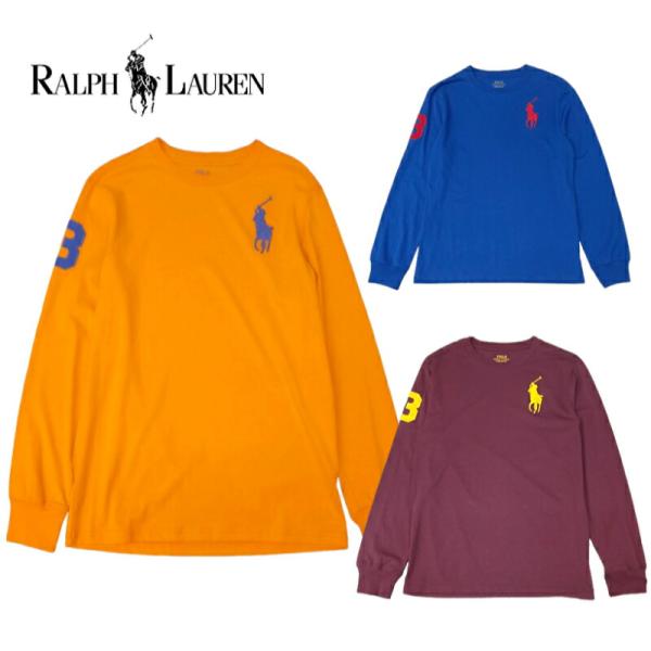 ポロ ラルフローレン POLO RALPH LAUREN ビックポニー ロング Tシャツ ボーイズラ...