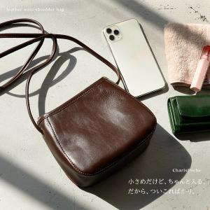 ポシェット ショルダーバッグ レディース 本革...の詳細画像1