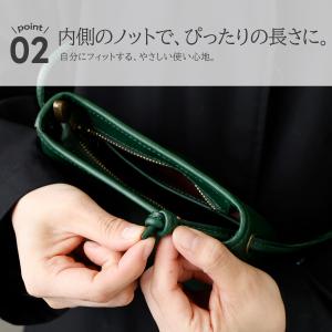 ポシェット ショルダーバッグ レディース 本革...の詳細画像4