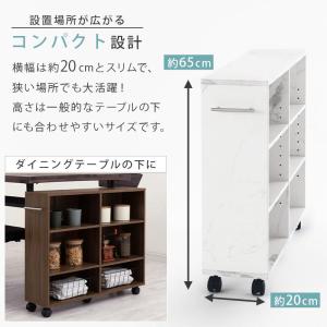 押入れ収納 収納ラック 幅20cm 押し入れラ...の詳細画像3
