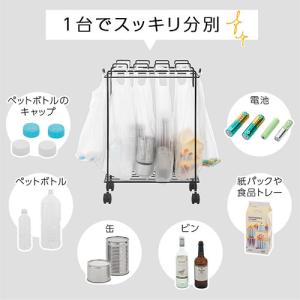 ダストワゴン ゴミ箱 分別ダストボックス 2分...の詳細画像3