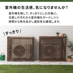 室外機カバー 日よけ 遮熱 幅94 奥行43 ...の詳細画像3