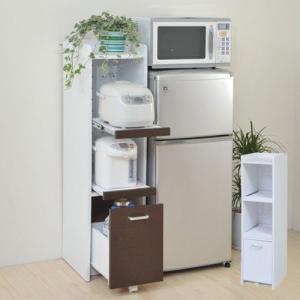 キッチン収納棚 隙間収納 キッチン 家電 収納 家電ラック 収納棚 コンパクト 収納 スリム 炊飯器 ラック 棚 幅30 キッチンラック 敬老の日 プレゼント