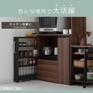 キッチン収納 キッチンワゴン 隙間収納 幅10...の詳細画像5