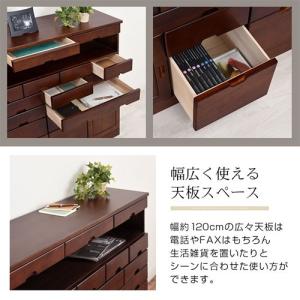電話台 おしゃれ ルーター収納 FAX台 卓上...の詳細画像5