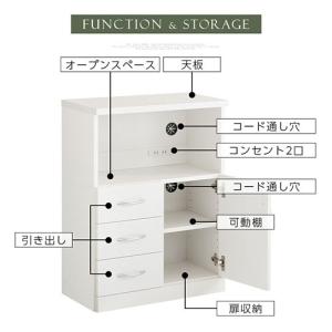 キャビネット サイドボード 飾り棚 おしゃれ ...の詳細画像5