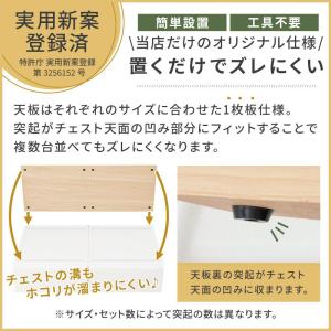 サニタリーチェスト 棚板 追加 専用天板 1枚...の詳細画像2