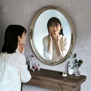 ウォールミラー おしゃれ 丸 壁掛け鏡 アンテ...の詳細画像3