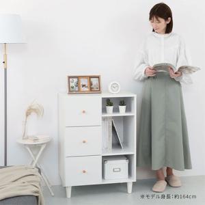 【完成品】 本棚 オープンラック 引き出し 取...の詳細画像3