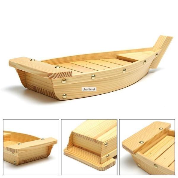 食器皿 舟盛用 木製 舟 船 刺身 日本料理 盛り合わせ 盛合せ 器 42cm×17cm×7.5cm