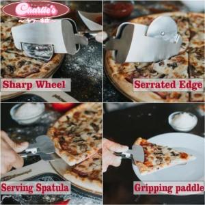 ピザカッター ピザサーバー ツール ステンレス