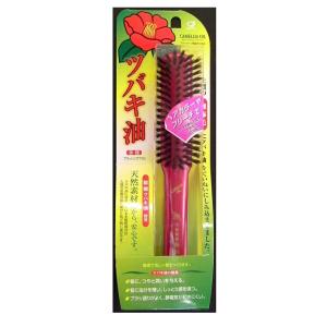 池本刷子工業　池本ブラシ　IKEMOTO ツバキ油含浸天然毛　豚毛　ヘアブラシ ブラッシングブラシ ...