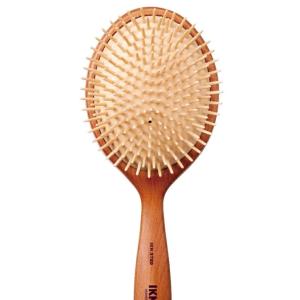 ギフト包装対応　池本刷子工業　IKMT イケモト　ウッドピンクッションブラシ　ヘアブラシ　ブラシのか...