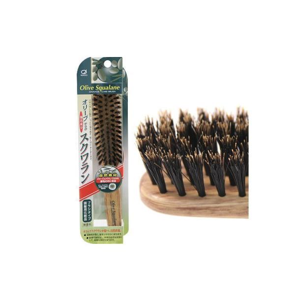 池本刷子工業　池本ブラシ　IKEMOTO　オリーブスクワラン含浸豚毛ブラシ　OS-1214