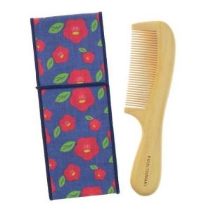 ギフト包装対応 京都 十三や工房 薩摩つげ とき櫛 四寸 中歯